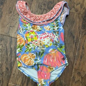 Matilda Jane Colorful Floral Kids Swim One Piece